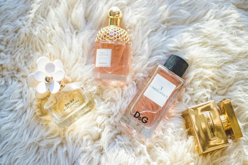 Macerating Fragrances 2 Four Assorted Perfume Glass Bottles